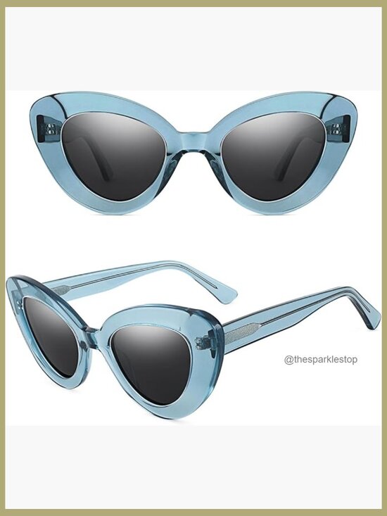 Cat Eye Sunglasses with Polarized Lenses, UV Protection, Acetate Frame main image 7